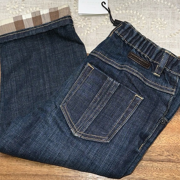 BURBERRY BABY UNISEX JEANS SZ: 2Y 100% AUTHENTIC 100% BRAND NEW W/ TAGS - Picture 3 of 15